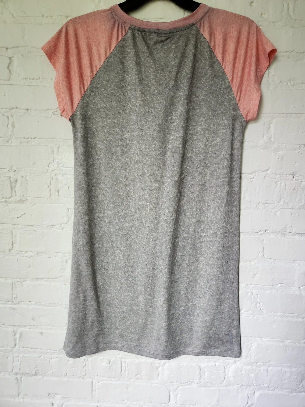 bebe Pink & Gray Lace-Up Nightshirt